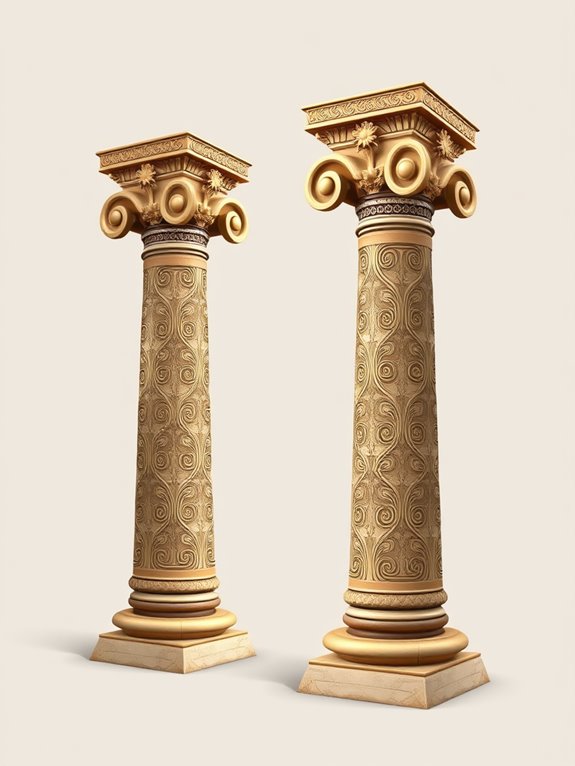 3d solomon s temple pillar