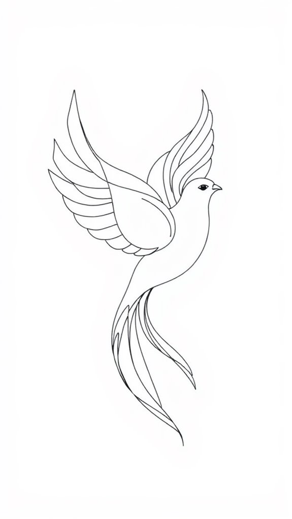 abstract holy spirit dove