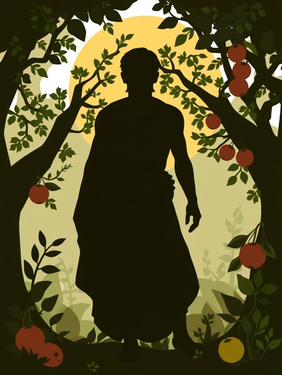 adam silhouette clipart image