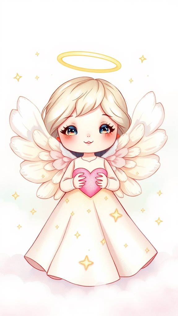 adorable celestial being illustration