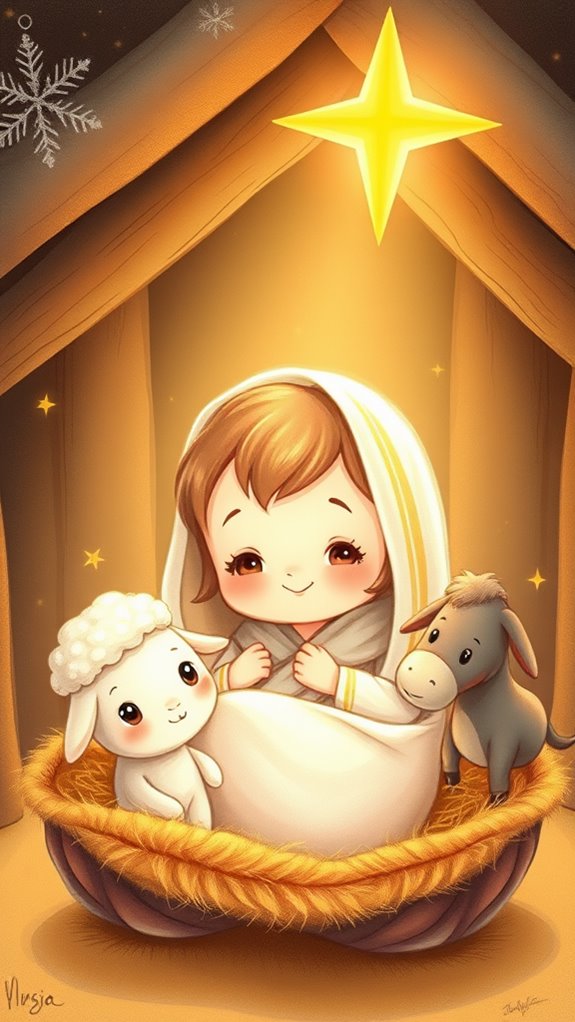 adorable depiction of jesus