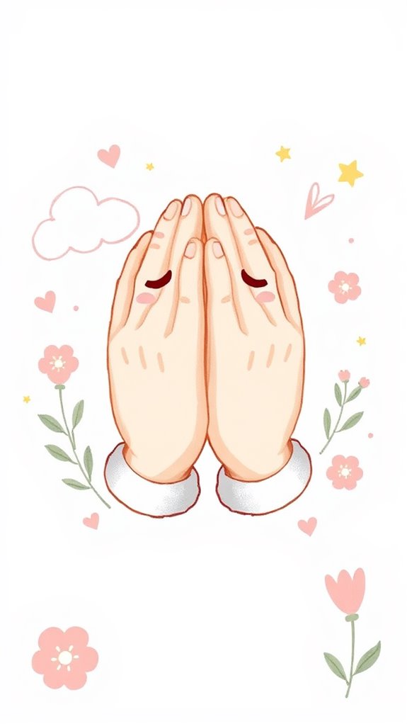 adorable hands in prayer