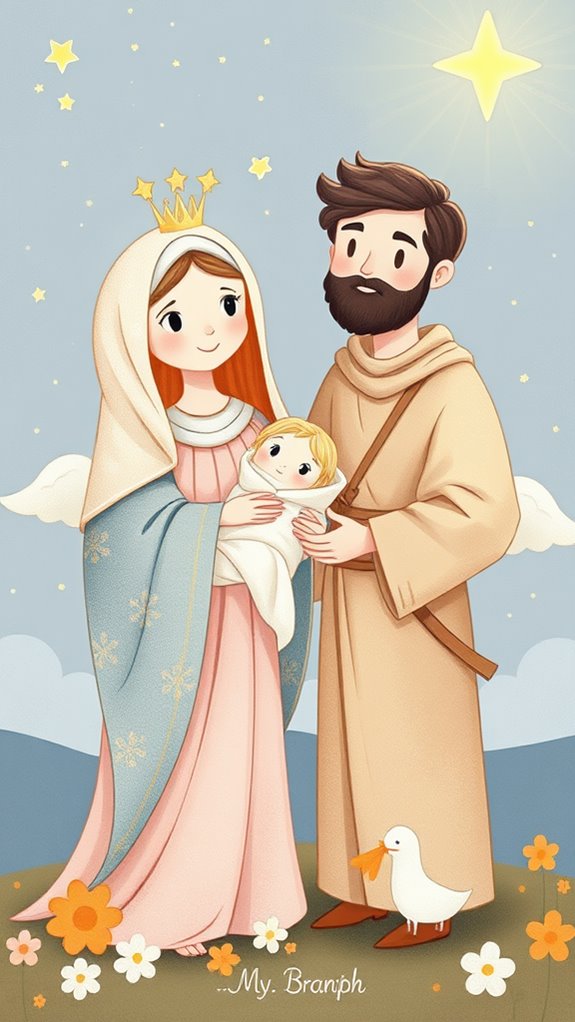 adorable mary and joseph