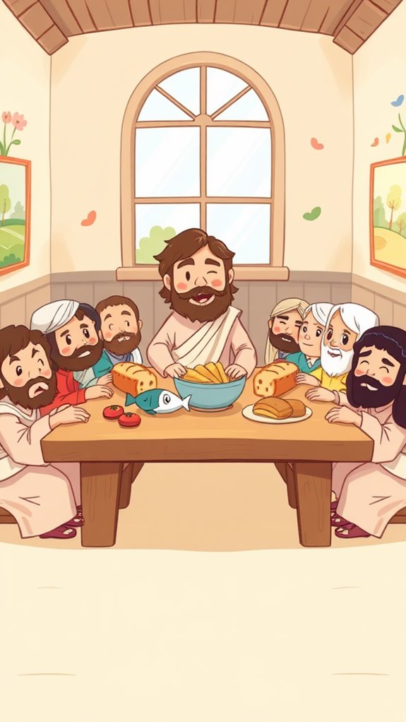 adorable rendition of last supper