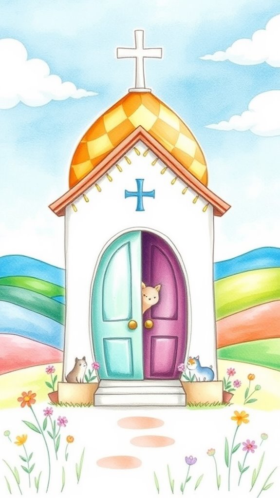 adorable tabernacle illustration