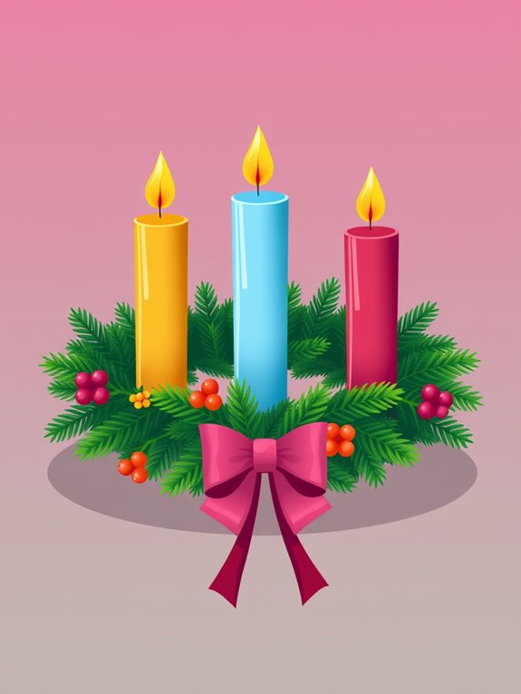 advent tradition illustration design