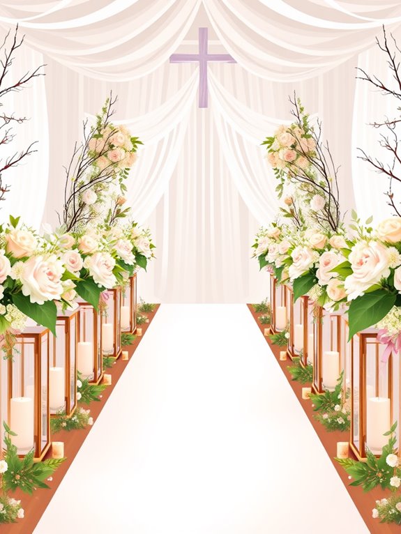 aisle decoration clipart image