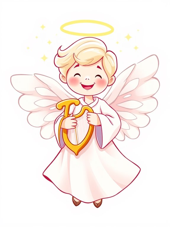 angel illustration graphic design