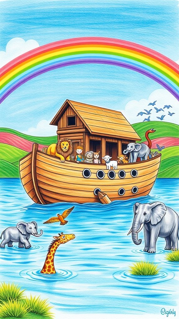 ark filled with animals