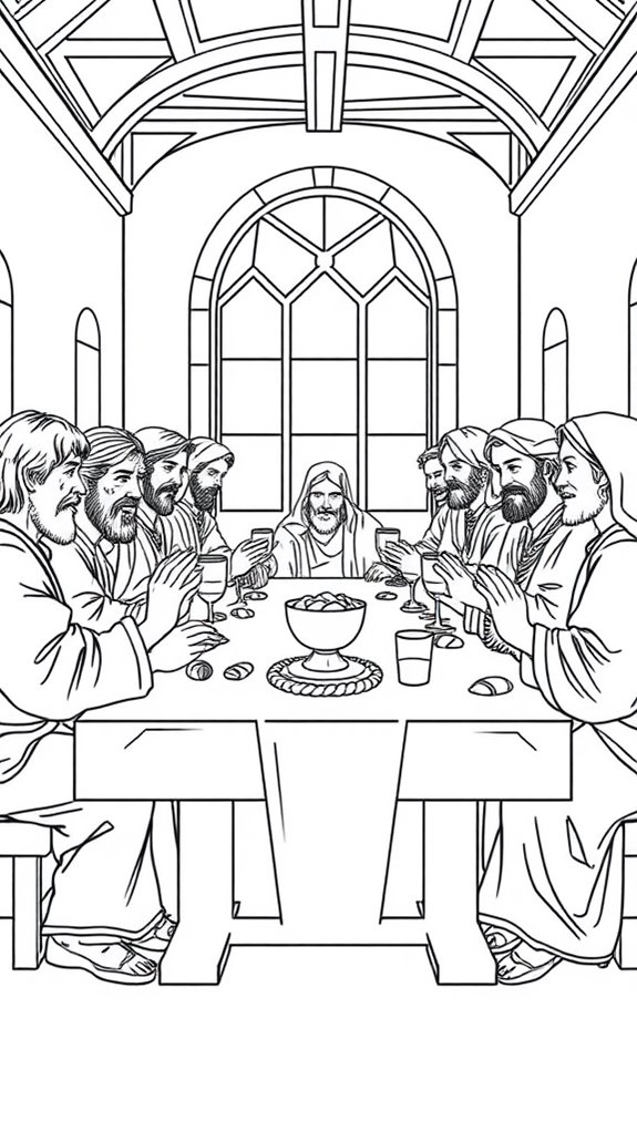 artistic depiction of last supper