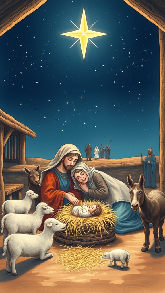 artistic depiction of nativity