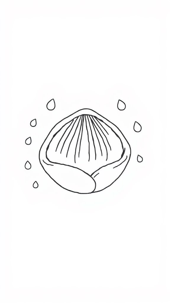 baptism shell illustration tutorial