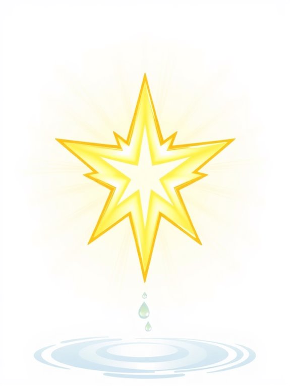 baptism star clipart design