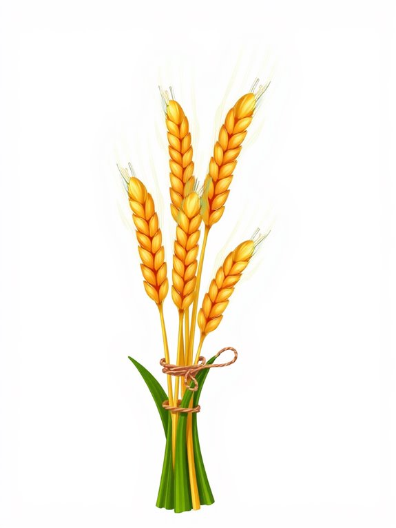 barley sheaf illustration graphic