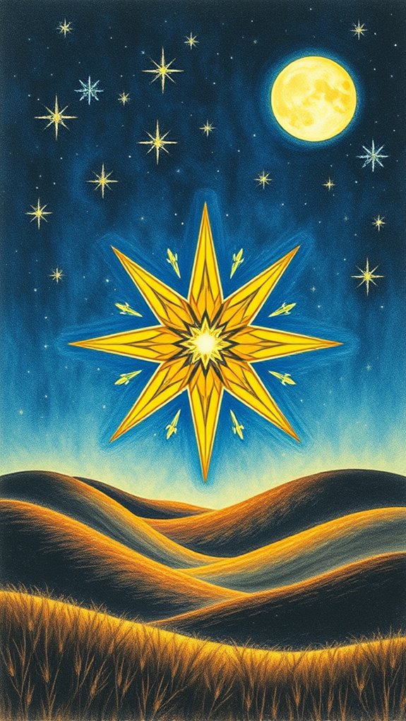 bethlehem star color drawing