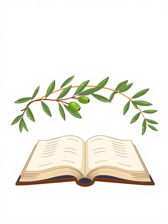 bible and olive branch