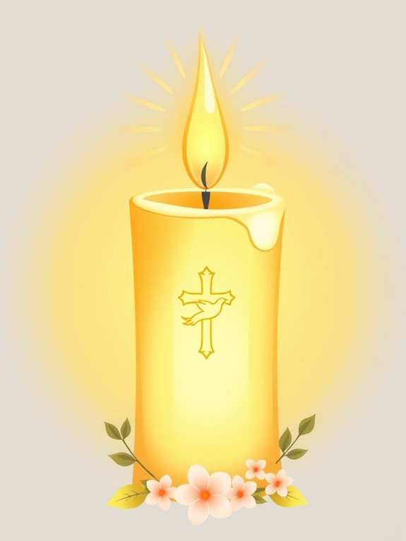 bible candle clipart image