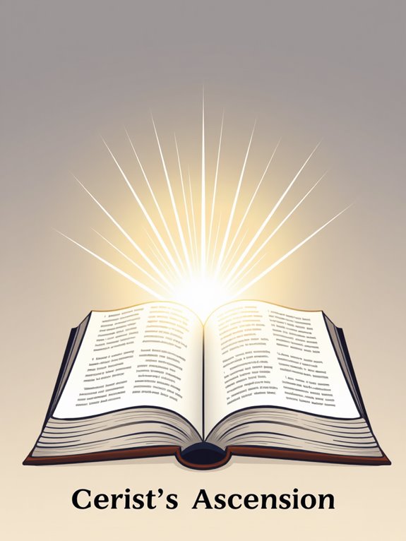 bible illuminated with light