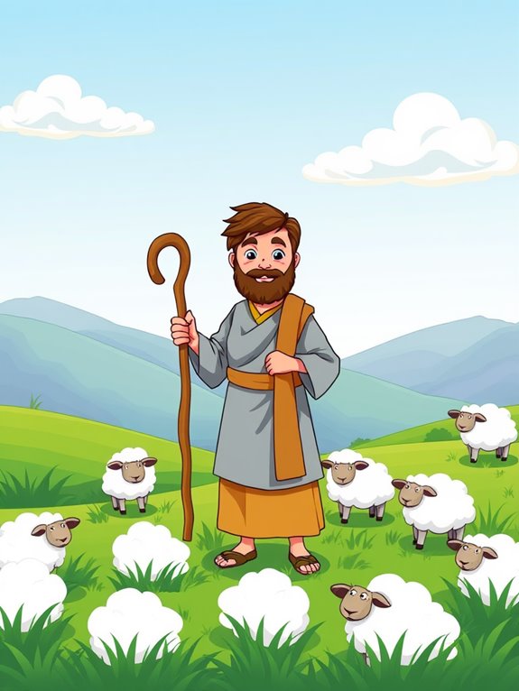 bible shepherd clipart image