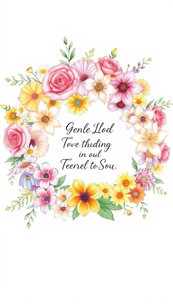 bible verses floral crown