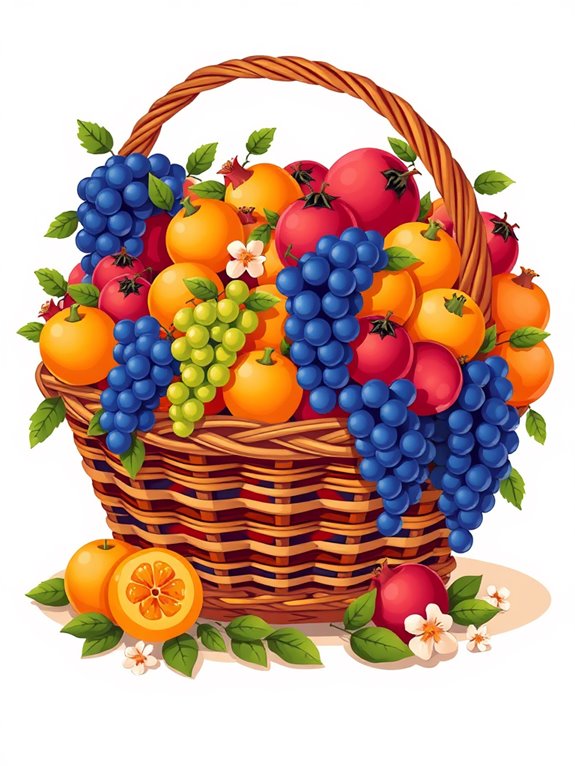 biblical feast fruit basket