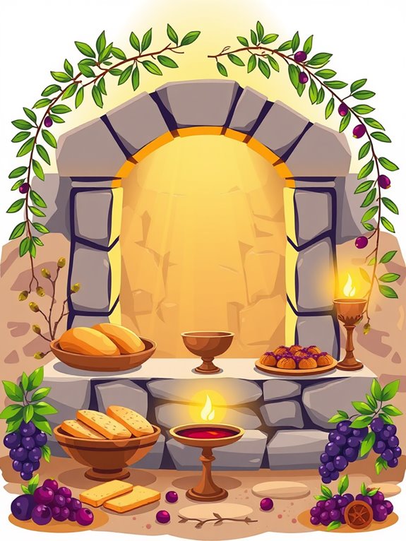 biblical feast sacrificial altar