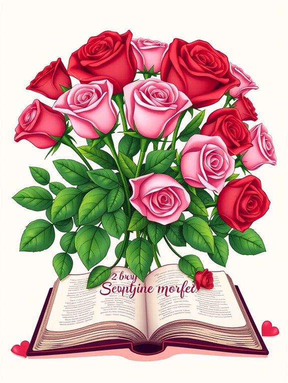 biblical love with roses