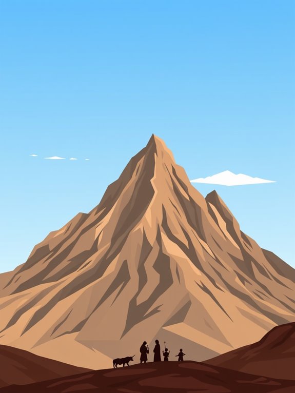 biblical mount sinai illustration