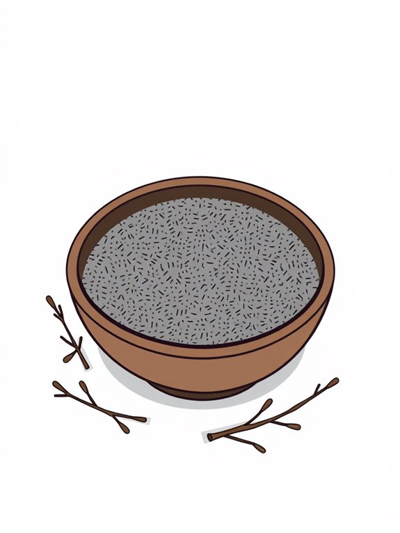 bowl containing ashes clipart