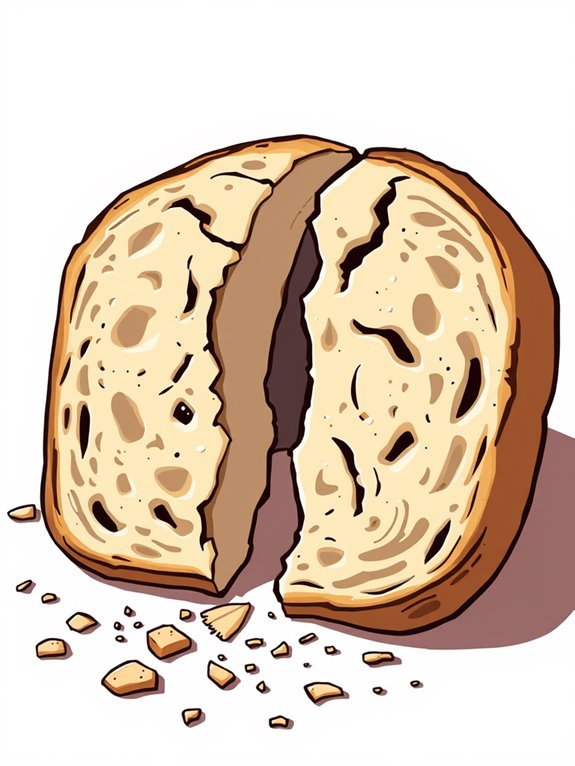 broken bread clipart image