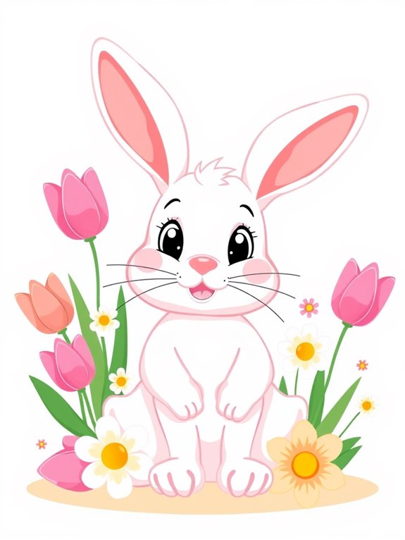 bunny rabbit illustration graphic