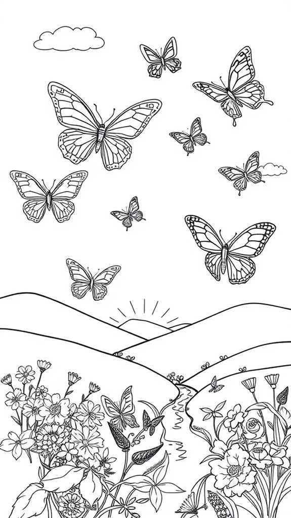 butterflies symbolize peace and tranquility