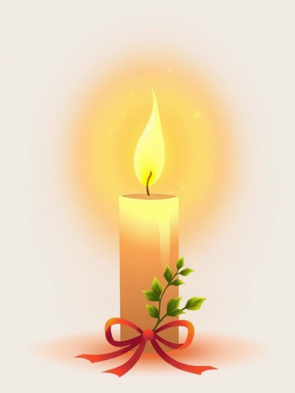 candlelight image for christ