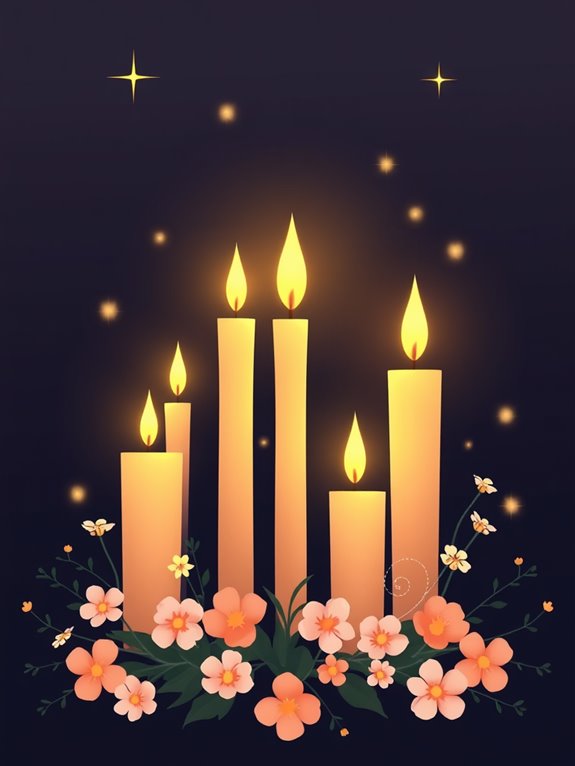 candlelight service clipart image