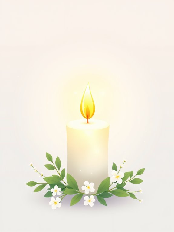 candlelight symbolizes hope imagery