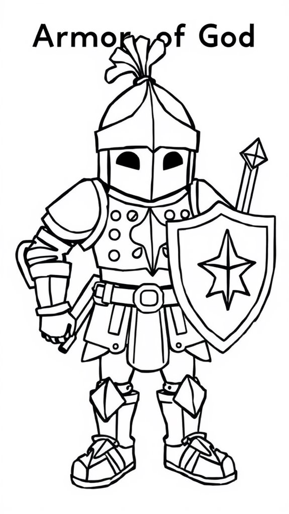 cartoon armor of god