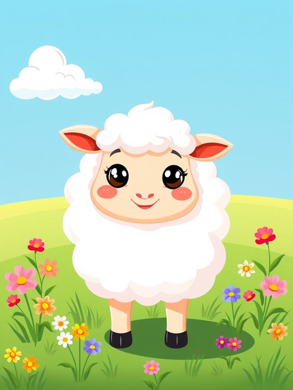 cartoon sheep illustration graphic