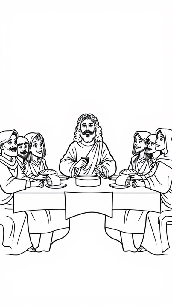 children s last supper art