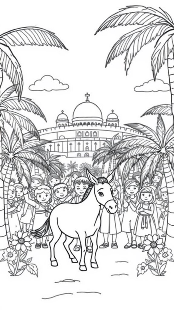 children s palm sunday art