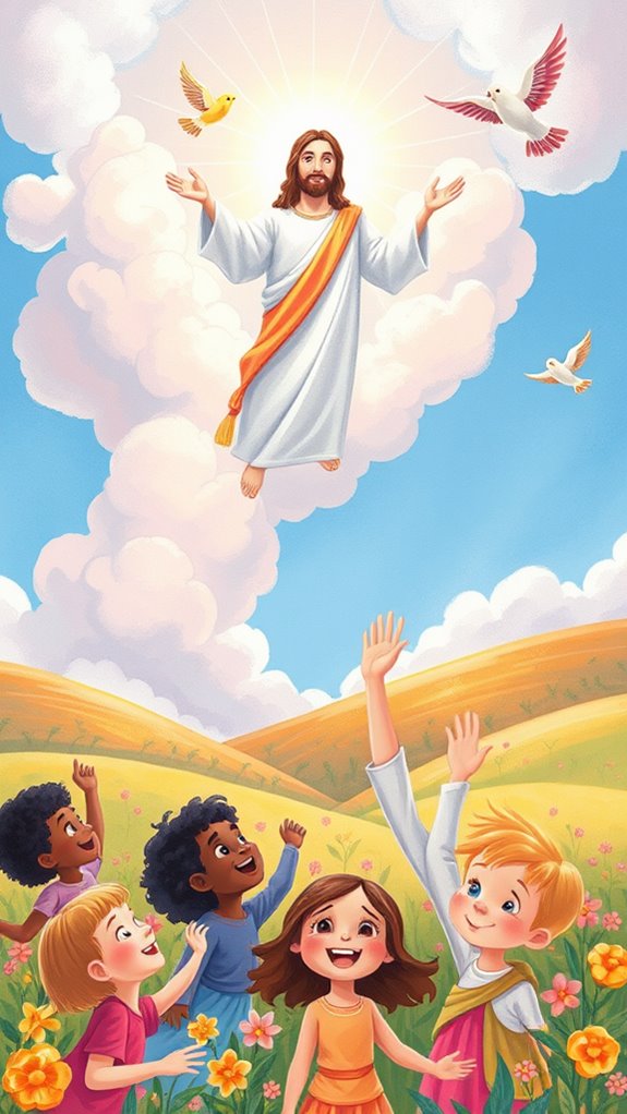 christ s ascension by children