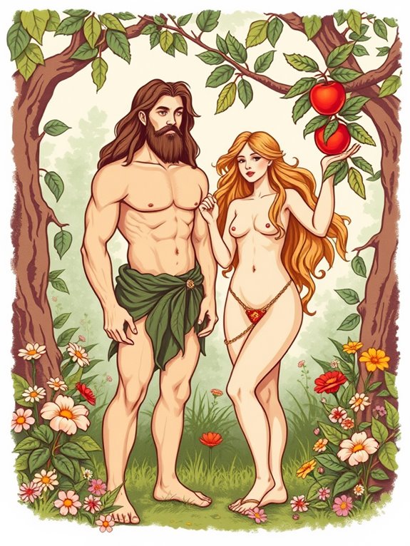 classic adam and eve art