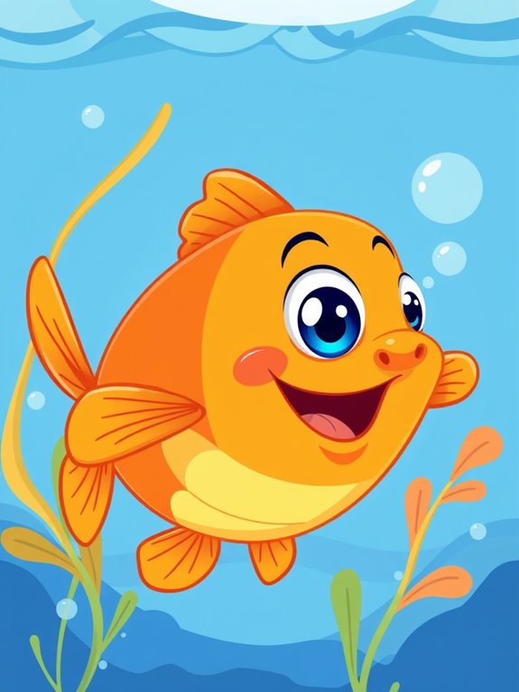 colorful cartoon fish illustration