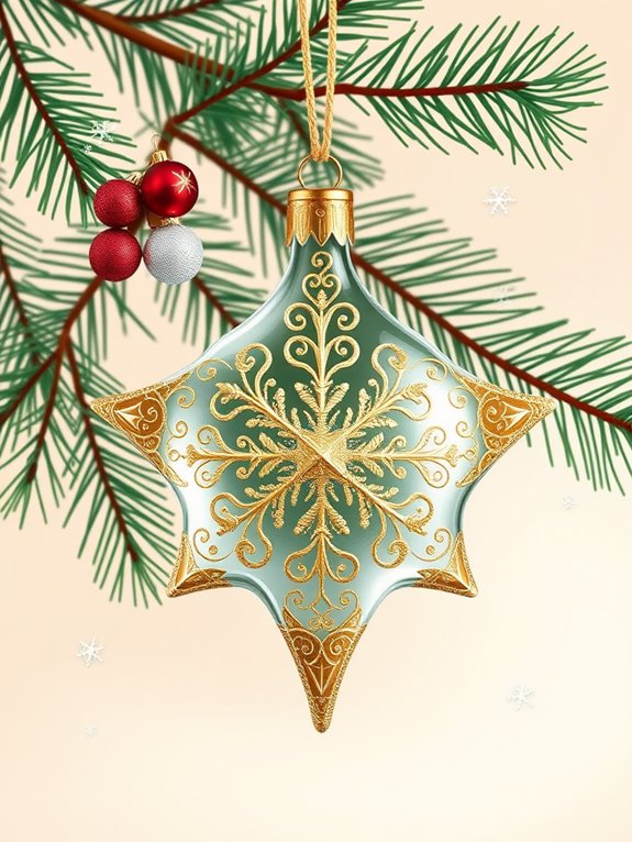 colorful christmas ornament clipart