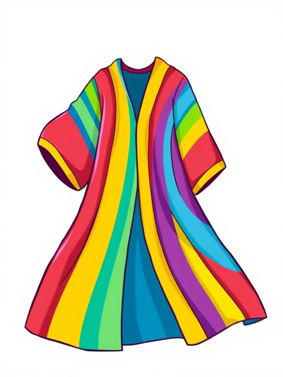 colorful coat illustration image