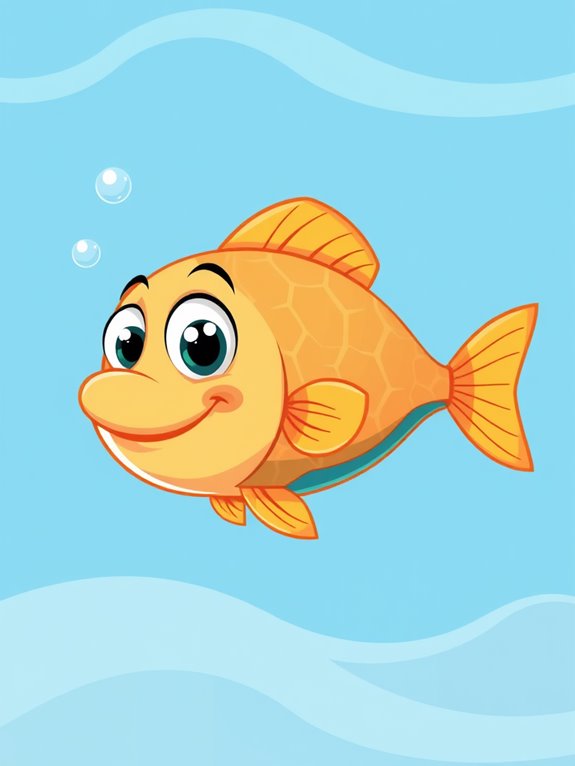 colorful fish clipart image