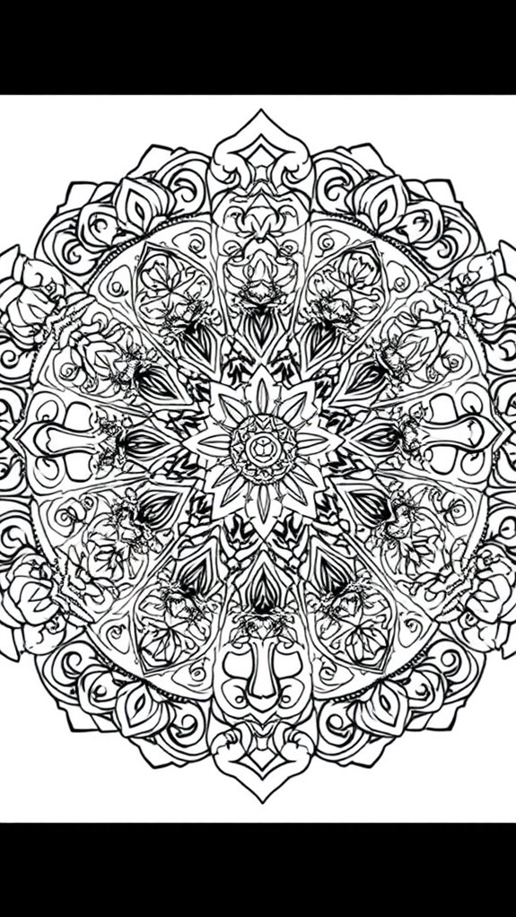 colorful mandala disciples design