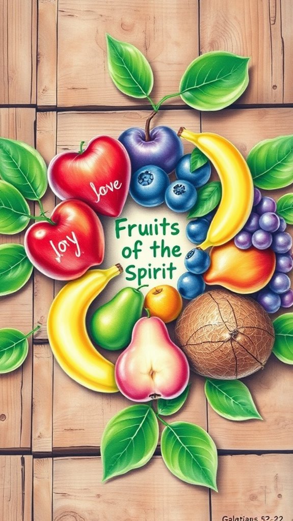 colorful spirit fruit artwork