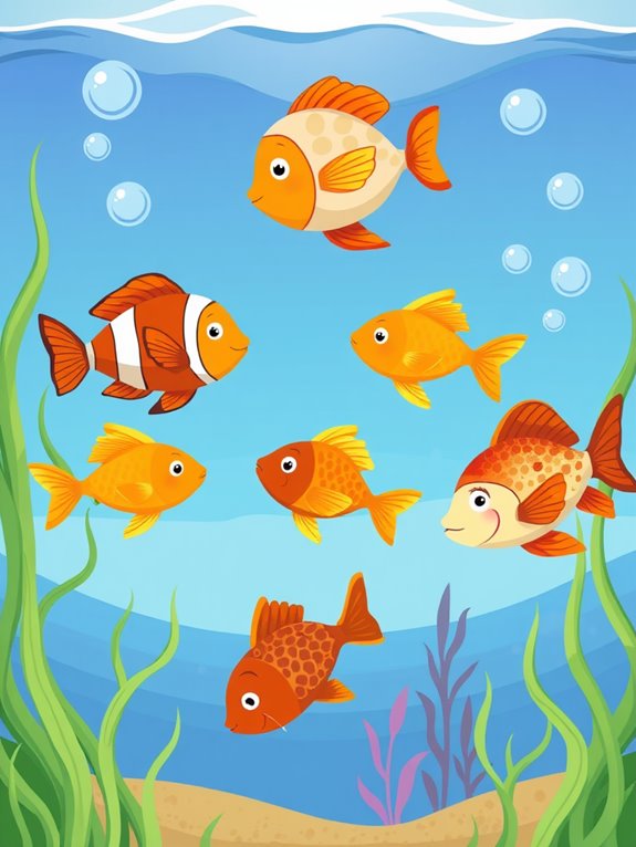 colorful underwater fish illustration