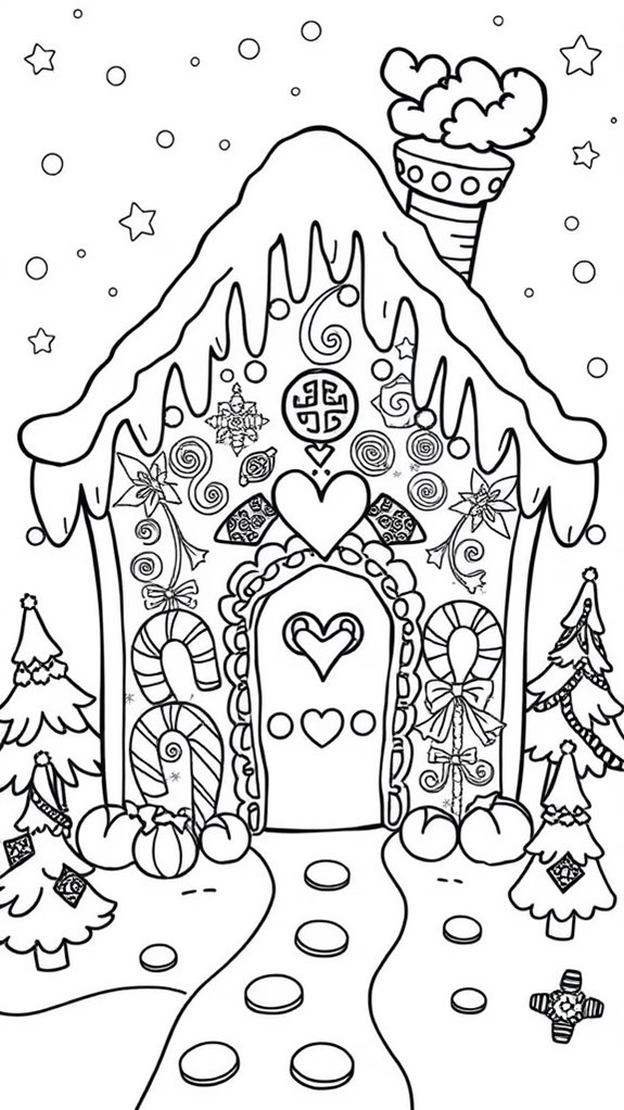 coloring page advent fun