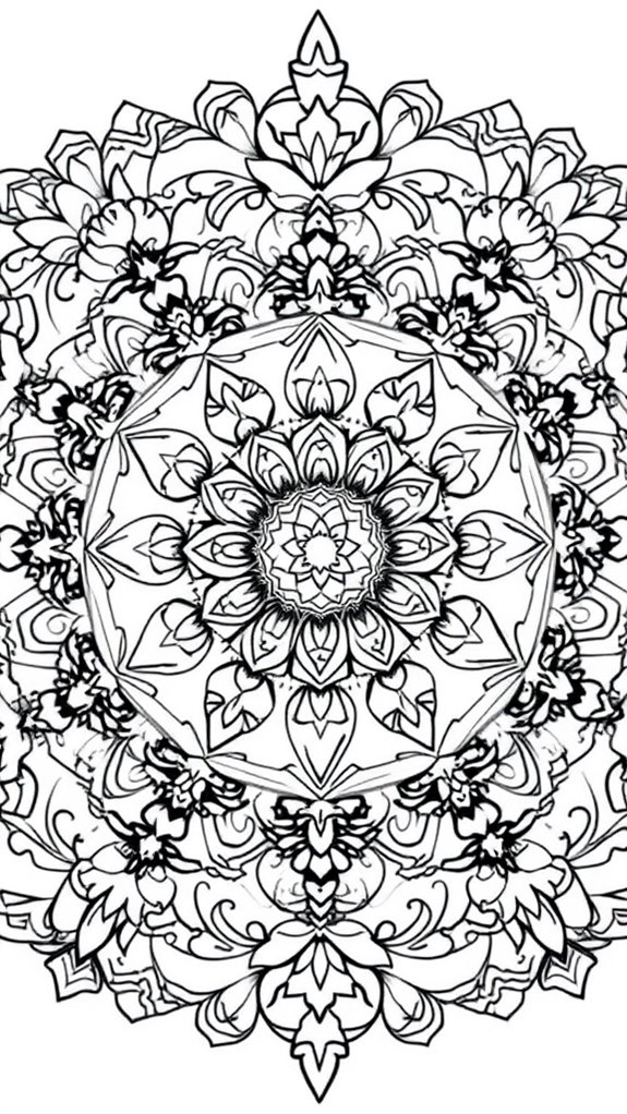 coloring page for relaxation